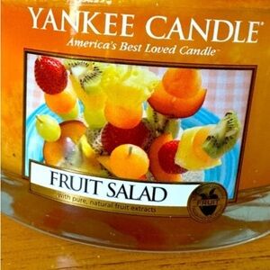 NWT Yankee Candle Fruit Salad 3 Wick Candle 17oz